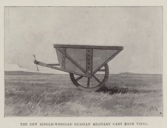 Il Nuovo Carro Militare Russo a Ruota Singola, Vista Laterale